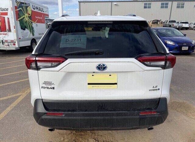 2019 Toyota RAV4 Hybrid white full