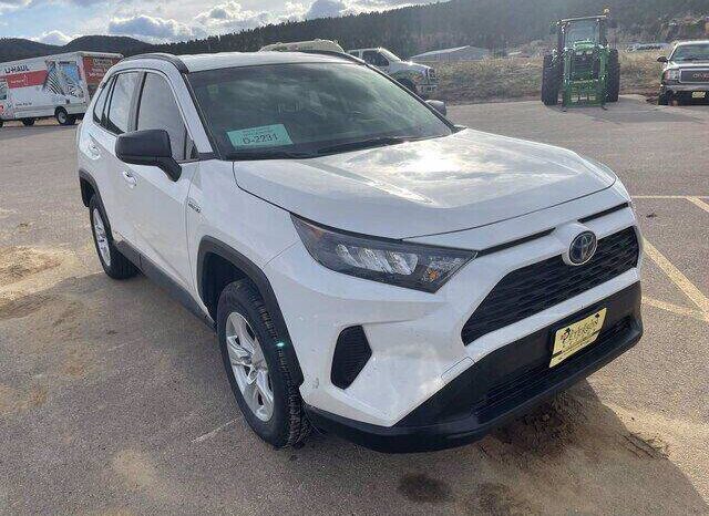 2019 Toyota RAV4 Hybrid white full