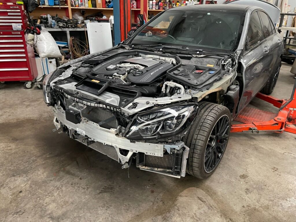 Mercedes Benz C63s W205 AMG M177 4Lt V8 Twin Turbo Engine Complete ...